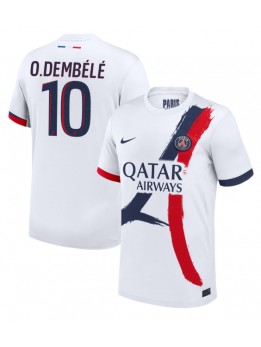 Paris Saint-Germain Ousmane Dembele #10 Gostujuci Dres 2024-25 Kratak Rukavima